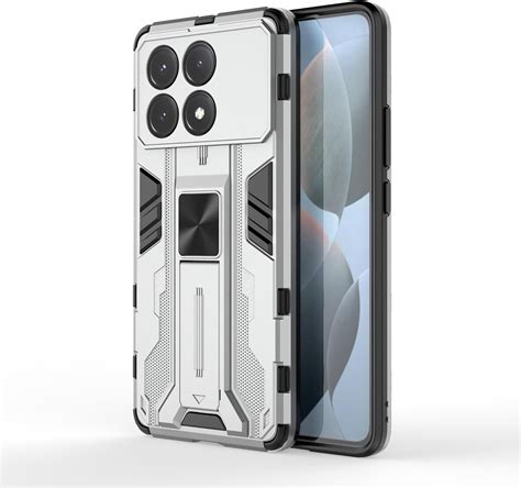 YBROY Funda para Xiaomi Poco X6 Pro 5G Carcasa híbrido de TPU Suave