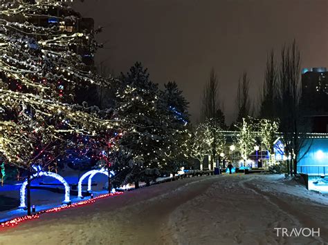 lafarge winter lights display arbour walk coquitlam bc canada