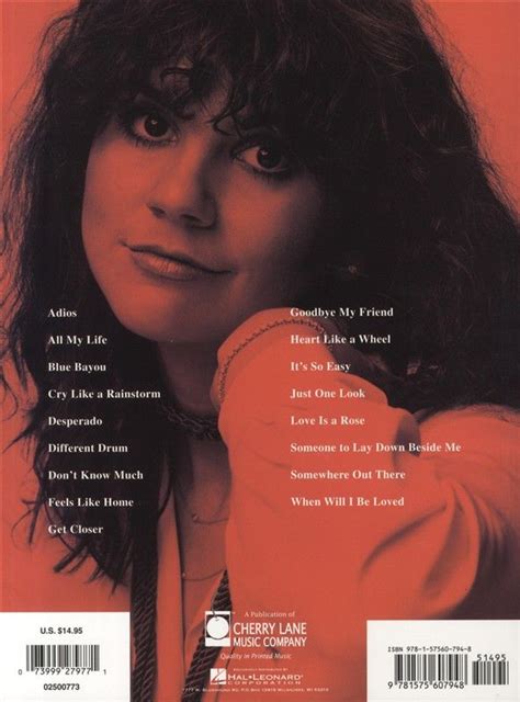 The Best Of Linda Ronstadt Piano Chant Et Guitare