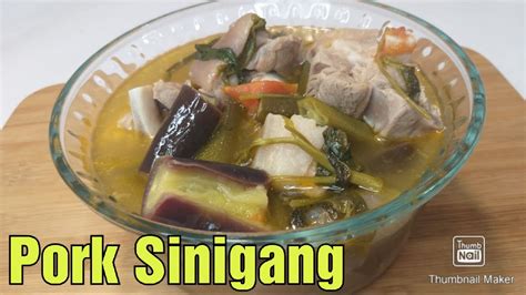 Pork Sinigang Quick And Easy Recipe Youtube