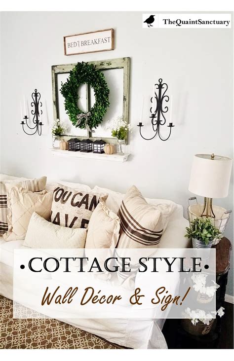 The Quaint Sanctuary: { Cottage Style Wall Decor & New Sign! }