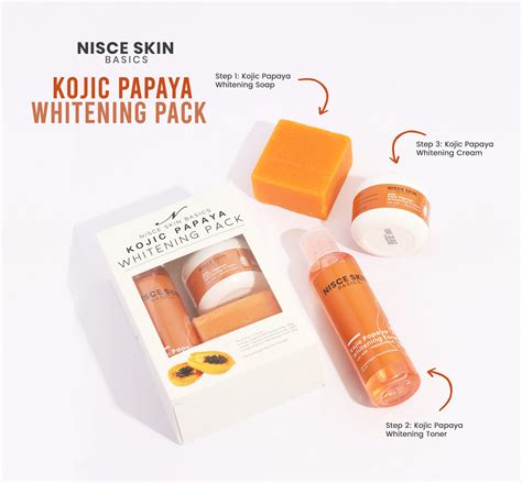 NISCE SKIN Kojic Papaya Whitening Pack | Nisce