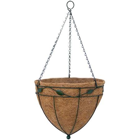 Garden Pride Hanging Basket Cone Shaped Gothic Planter Complete