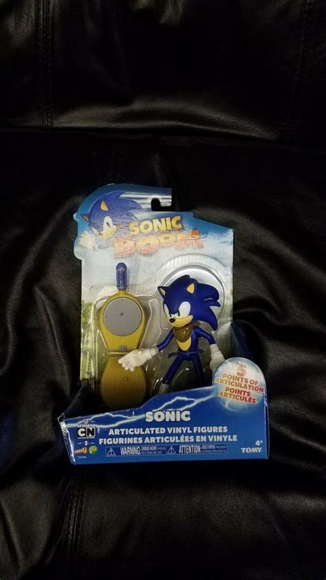 Sonic Boom Sonic Articulated Vinyl Figure 5 Points Of Articulation W