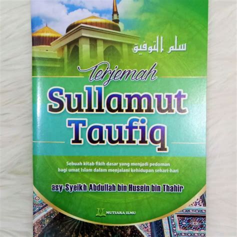 Bisa Cod Terjemah Sulam Taufiq Hvs Terjemahan Kitab Sulamut Taufiq