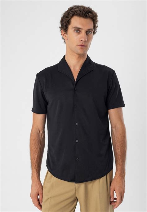 Antioch Short Sleeve Camicia Blacknero Zalandoit