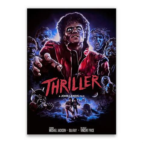 Thriller Michael Jackson Poster A Shop Today Get It Tomorrow