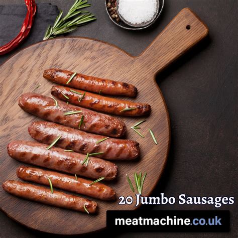 20 Jumbo Sausages Bristol Meat Machine