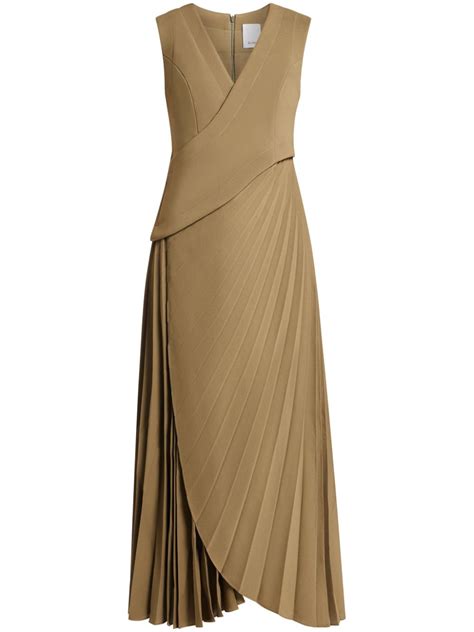 Acler Asymmetrisches Kleid Nude FARFETCH DE