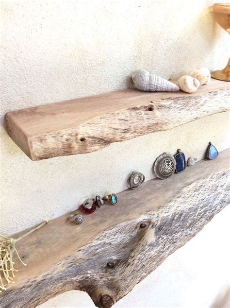 2 Floating Shelves Wood Driftwood Style By GoldenWhistlerWood