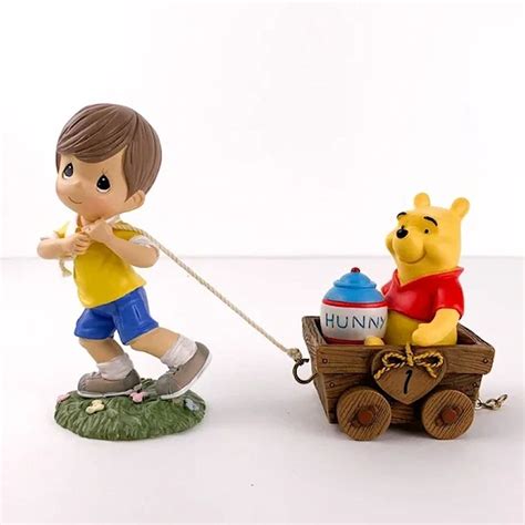 Vintage Precious Moments Disney Winnie The Pooh & Christopher Robin Bi ...