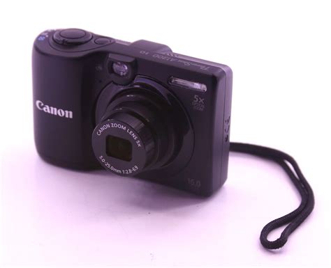 Canon Powershot A1300 160mp Digital Camera Black Ebay