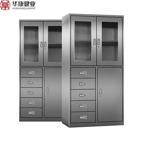 Customized Medical Storage Cabinet Hospital Furniture Stainless Steel