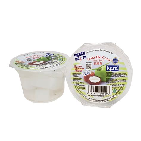 Jual Kara Nata De Coco Lychee Cup Netto 130 Gr Shopee Indonesia