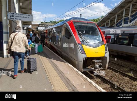 Abellio Greater Anglia Class 745 Train At Platform Of Railway Station