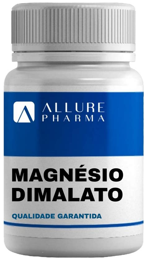 Magnésio Dimalato 300 mg 90 doses Allure Pharma