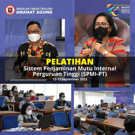 Pelatihan Sistem Penjaminan Mutu Internal Perguruan Tinggi Spmi Pt