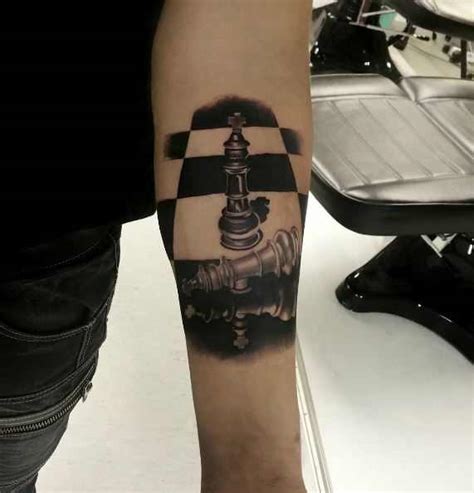 30 Amazing Chess Tattoos with Meanings - Body Art Guru