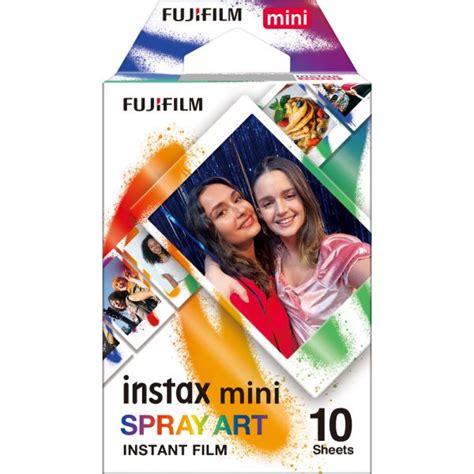 Cartucho FUJIFILM Instax Mini Spray Art Película Instantánea 10