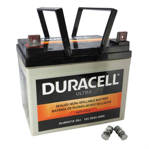 Duracell 12v 35ah Agm Deep Cycle Battery Durdc12 35j J Terminals