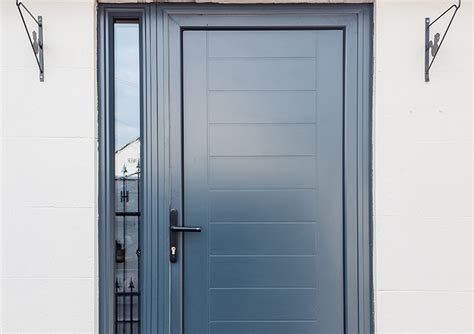 Aluminium Front Doors In Anthracite Grey Kat Uk