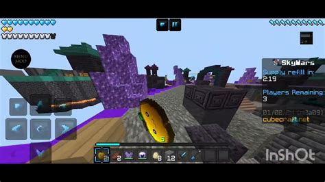 Jogando Sky Wars No Cube Craft No Mapa Do Warden YouTube