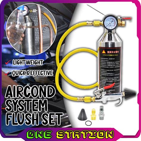 flushing aircond kit tool aircond car aircond flushing machine mesin