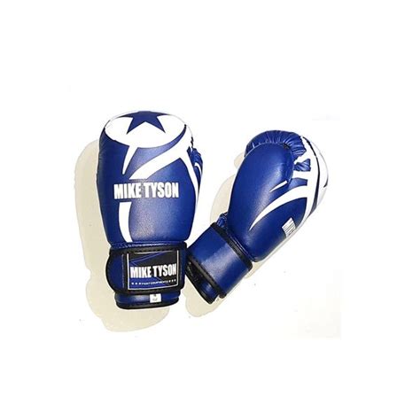 Elryan: Leather Boxing Gloves - Blue