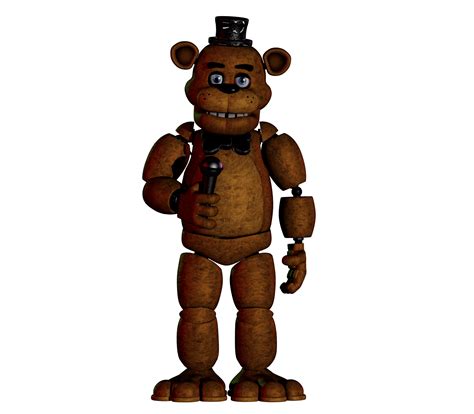 Blender Freddy Full Body Render Rfivenightsatfreddys