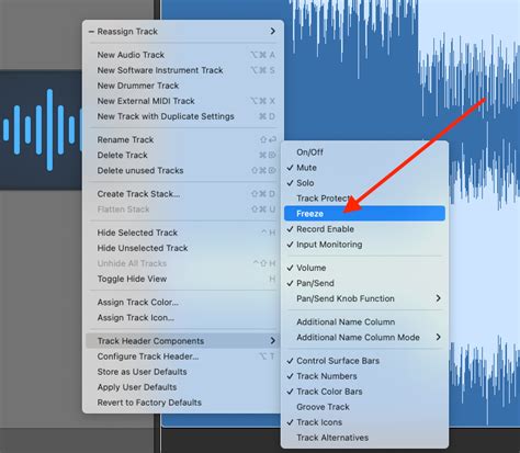 How To Freeze Tracks In Logic Pro X