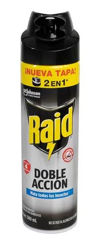 Insecticida Doble Acci N Raid Aerosol Ml Mercadolibre