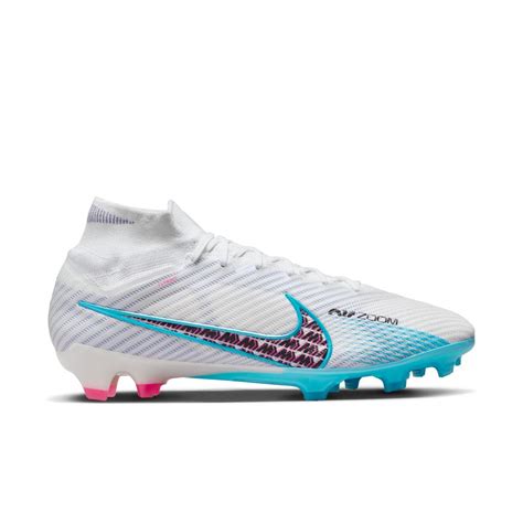 Nike Zoom Mercurial Superfly 9 Elite FG FG Soccer Cleats - White/Baltic ...