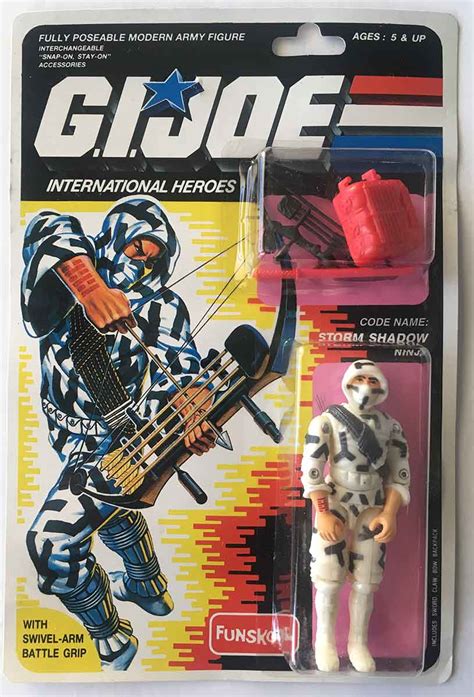 GI JOE Storm Shadow MOC Mint On Card (Russian Language) - Brooklyn ...