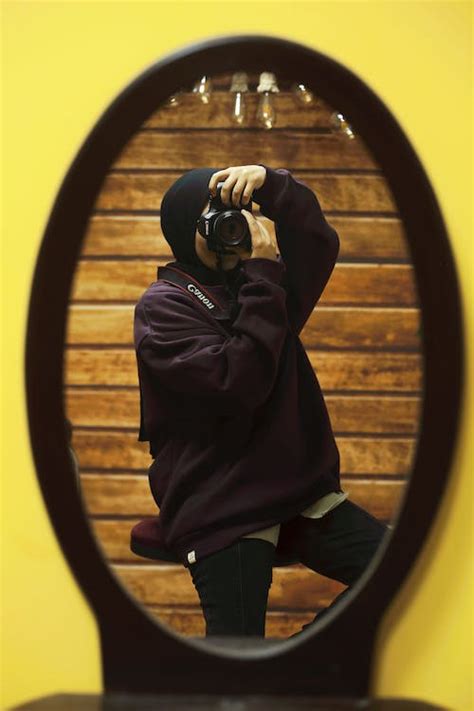 Mirror Reflection of Photographer · Free Stock Photo