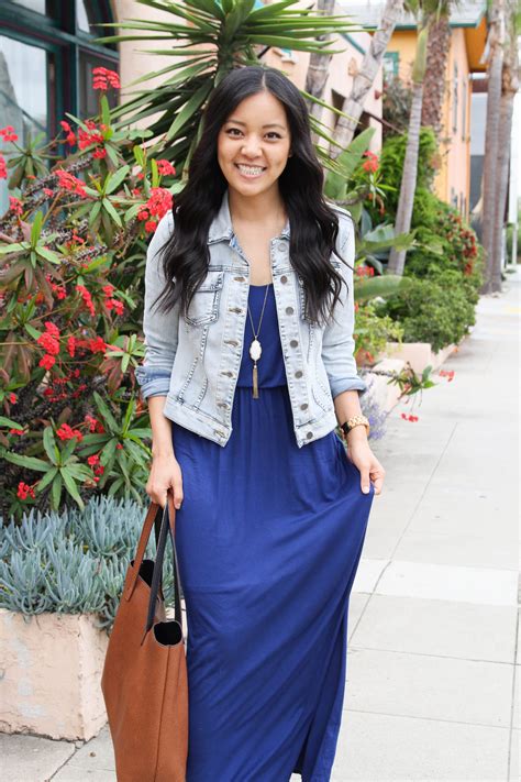 Denim Jacket On Maxi Dress Online