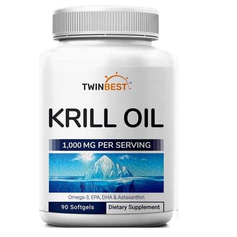 Twinbest Antarctic Krill Oil Mg Softgels Shopee