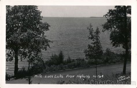 Mille Lacs Lake From Highway Onamia Mn Postcard