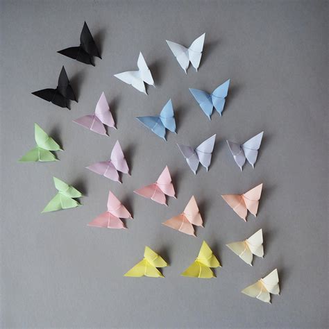 5 Things To Know About Decorative Wall Decor Butterfly Wall Art Diy Origami Decoration