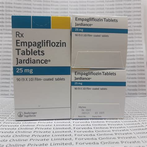 Jardiance Empagliflozin Tablets Packaging Type Strip Packaging Size