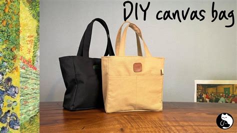 Diy Canvas Bag Sewing Tutorial How To Make A Bag Tutorial Easy