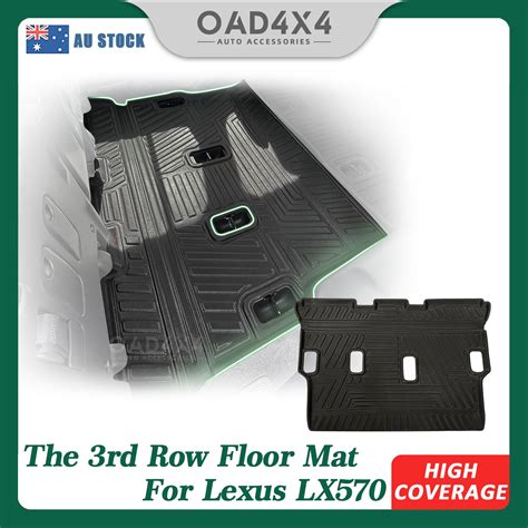 5d Tpe 3rd Row Car Floor Mat For Lexus Lx570 2008 2021 Oad4x4 Accessories