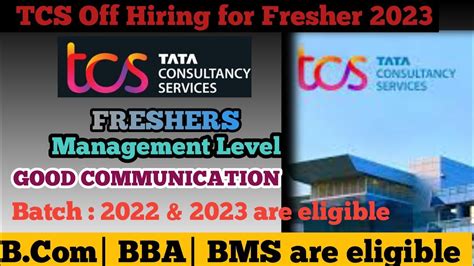 Tcs Off Campus Hiring 2023 Tcs Hiring For Fresher Tcs Off Campus Hiring Job For Fresher 2023