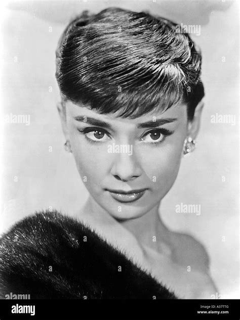 Audrey Hepburn Belgian Born Film Actress 1929 To 1993 Stock Photo Alamy