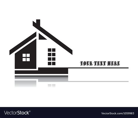 Home on white background Royalty Free Vector Image