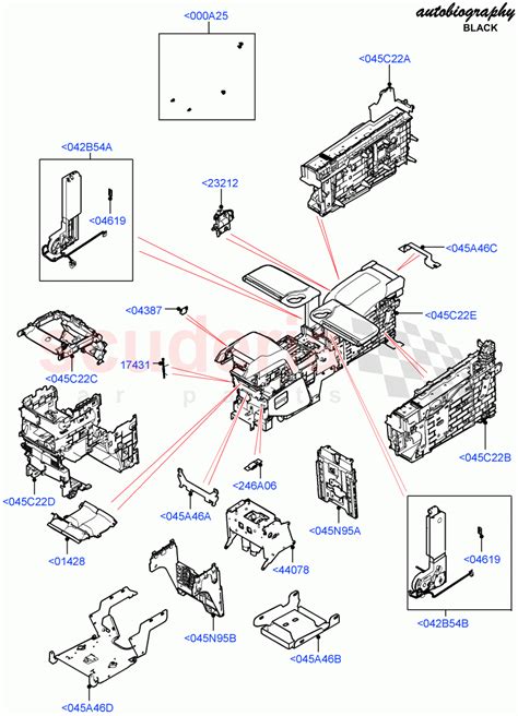 Console Floor Internal Components Rear Autobiography Bl Parts