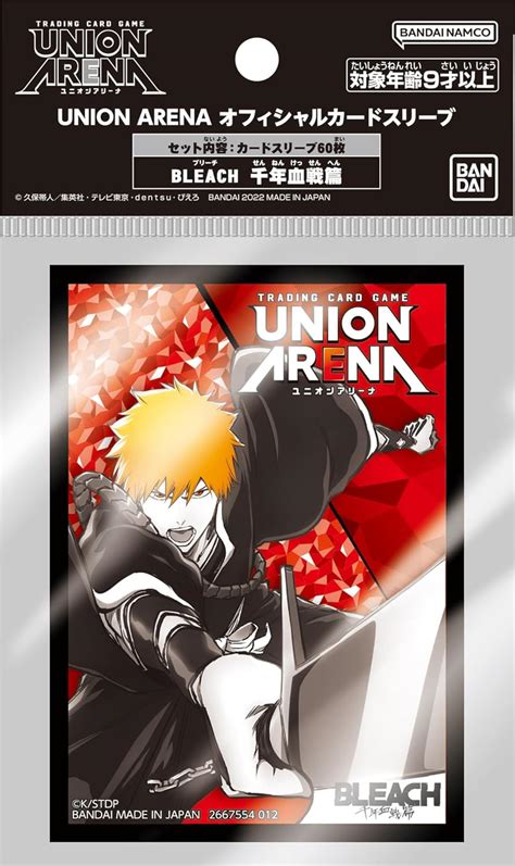 Bandai Fundas Oficiales De Cartas De Union Arena Bleach De La Guerra