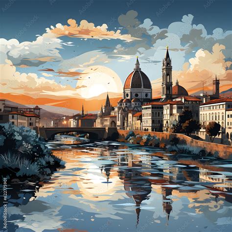 Florence, Italy captures its iconic and timeless architecture, steeped ...