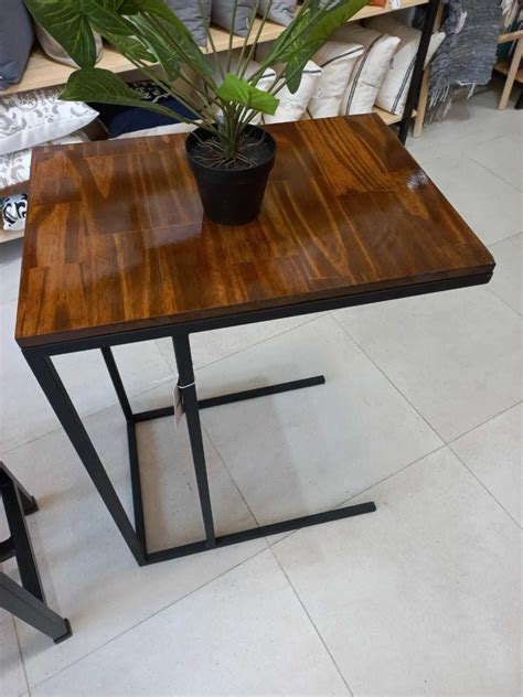 Mesa De Arrime Hierro Y Pino Comprar En Enamorart