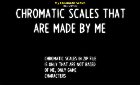 My Chromatic Scales [friday Night Funkin] [modding Tools]