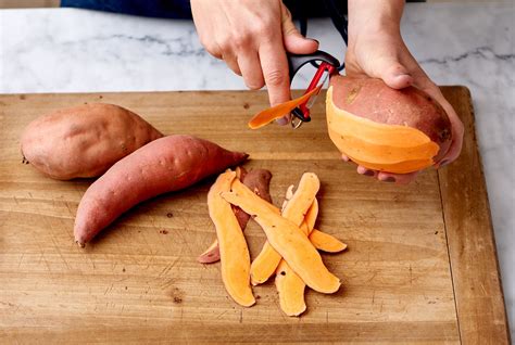 How To Peel And Chop Sweet Potatoes 3 Ways Kitchn